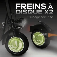 Trottinette électrique tout terrain - URBANGLIDE - ECROSS PRO 2 - 10 - 48V - 800 W - 13Ah - Autonomie 50KM(m-5)