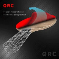 Raquette de tennis de table - SCHILDKRÖT - CARBOTEC 3000(m-4)