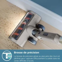 Aspirateur balai sans fil - PHILIPS - XC2011/01 - Série 2000 - batterie lithium-ion 21.6V - balai a LED - Bleu(m-6)