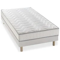 Ensemble matelas + sommier UNELMA 90 x 190 - 5 zones et mémoire de forme - 16 cm - DEKO DREAM(m-3)