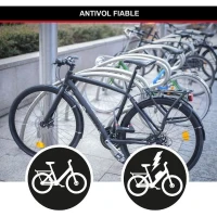 Antivol Vélo U - MASTER LOCK - 8279EURDPRO - Acier Cémenté, Clé, Certifié(m-2)