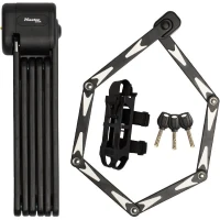 Antivol Vélo Pliable - MASTER LOCK - 8333EURDPRO - Acier Trempé, 3 Clés, Certifié, Support Inclus(m-1)