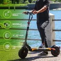 Trottinette électrique tout terrain - URBANGLIDE - ECROSS PRO BOOST 2 - 10 - 48V - 1600 W Double moteur - 13Ah - Autonomie 50KM(m-2)