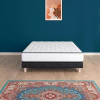 URBAN Collections NEW-YORK Ensemble sommier et matelas 160x200cm - 960 ressorts ensachés(m-1)