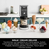 Machine a glaces NINJA - CREAMi Deluxe NC502EU - 2 pots inclus 709ml - 10 programmes(m-2)