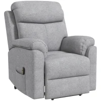 HOMCOM Fauteuil releveur inclinable Fauteuil de Relaxation électrique - avec Repose-Pied Ajustable et télécommande(m-11)