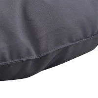 Outsunny Coussin Matelas Assise Dossier pour Banc de Jardin balancelle canapé 2 Places Grand Confort 132 x 110 x 10 cm Gris(m-9)