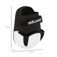 SPORTNOW Pattes d'ours boxe avec couvre-doigts pour Muay Thai Kickboxing Arts Martiaux MMA 24 x 19 x 4 cm blanc(m-3)