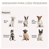PawHut Gaiola para Cães com Mesa Auxiliar Casa para Animais de Estimação Moderna com 3 Portas e Fecho Magnético para Cães Pequenos 78x53x59,3 cm Branco(m-7)