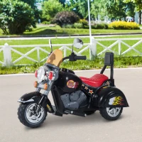 HOMCOM Moto Electrica Infantil Bateria Recargable Niño 3 Años Cargador 3 Ruedas 2.5km/h(m-2)