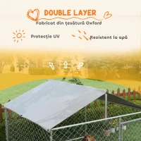 PawHut Cusca de Exterior pentru Caini, Loc de Joaca pentru Caini(m-6)