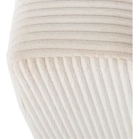 Canapé d'angle convertible réversible - 4/5 places - KELIO - Velours côtelé beige - 245 x 184 x 77/87cm(m-5)