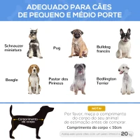PawHut Cama Elevada para Cães Respirável para Cães Pequenos 91x69x29 cm Tecido de Textilene Apoio de Cabeça Preto(m-4)