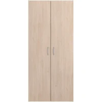 Armoire - EASY LIFE -  Décor Chene clair - 2 portes battantes - L80,2 x H180 x P49,7cm - PARISOT(m-4)