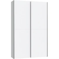 Armoire 2 portes coulissantes multifonction - Blanc mat - L120 x P41,6 x H190,5 cm - OZZULA(m-2)