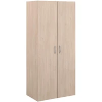 Armoire - EASY LIFE -  Décor Chene clair - 2 portes battantes - L80,2 x H180 x P49,7cm - PARISOT(m-1)
