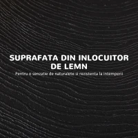 Outsunny Masă de Grădină Rotundă, Pliabilă, pentru 2 Persoane, Efect Lemn, Oțel+Plastic, Gri Închis, 60 x 60 x 73 cm(m-5)