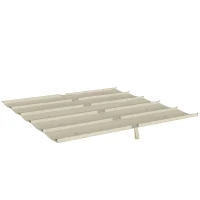 Outsunny Teto para Gazebo/Pérgula com 10 Orifícios de Drenagem Toldo de Reposição em Poliéster Respirável Apenas Cobertura 288x298 cm UV30+ para Pérgula de Jardim 3x3 m Bege(m-5)