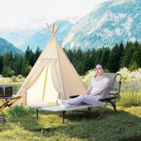 Outsunny Șezlong Pliabil Spătar Reglabil Decupaj pentru Citit Pernă pentru Cap și Brațe Sarcină 120 kg 145x72x89 cm Gri închis(m-5)