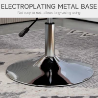 HOMCOM Scaun de birou pivotant la 360° cu Inaltime Reglabila din Material Respirabil, cu Perna, 60x60x79-91 cm, Gri(m-7)