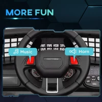 AIYAPLAY Mașină Electrică pentru Copii 3-6 Ani Off-road 12V cu Telecomandă Alb(m-8)