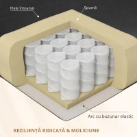 Fotoliu cu Masaj Relaxare cu inclinare, Functie de incalzire si Telecomanda, 78x83x101 cm, Negru(m-5)