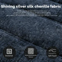 Modern Bean Bag Lazy Sofa with High-Rebound Sponge, Couch Ideal for Compact Spaces, Family, Children and Pets, 110L x 90W x 67H cm, Blue(m-7)