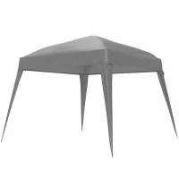 Outsunny Acoperiș de schimb pentru pavilion, husă de schimb pentru 3 x 3 m pavilion de grădină, înlocuitor pentru acoperiș de cort de grădină, UPF50+, material Oxford, gri deschis(m-3)