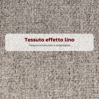 HOMCOM Set 2 Sgabelli da Bar con Schienale e Poggiapiedi, Rivestimento in Tessuto e Gambe in Acciaio, Grigio(m-5)