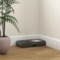 PawHut Raised Dog Bowl, Foldable Elevated Dog bowls with Slow Feeder, 4 Adjustable Heights, for Small Medium Large Breeds(m-8)