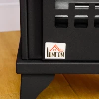 HOMCOM Staande bio-ethanolhaard met 1,2 l tank, ca. 3 uur brandduur, dekking 25 m² 41 x 25 x 54 cm(m-8)