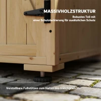 Outsunny Outdoor Aufbewahrungsbox Gartenbox Kissenbox, wetterbeständig, Asphaltdach, 77,5 cm x 88 cm x 90 cm, Dunkelgrau(m-7)