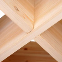 HOMCOM Mobiletto Portabottiglie per Vini e Liquori 24 Bottiglie Legno Naturale(m-13)