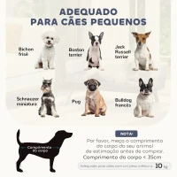 PawHut Sofá para Cães Pequenos com Pés de Madeira Almofada Removível e Capa Lavável  86x55x33 cm Cinzento Claro(m-4)