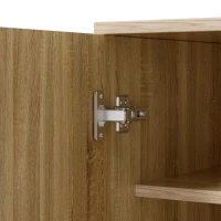 Dulap modern pentru pantofi, cu mult spațiu de depozitare, uși și mai multe rafturi, 60x32x94 cm, Culoare naturală(m-6)