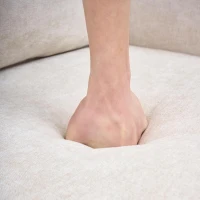 L-Shaped Corner Sofa with USB Charging Ports and Cup Holders, Modular Sofa with Storage Ottoman and Pockets, 202L x 137W x 80H cm, Beige(m-8)