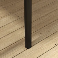 Outsunny Tetto di Ricambio 4x3 m per Gazebo Anti UV in Poliestere con Presa d'Aria, Bianco Crema(m-9)