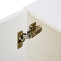 Madia moderna in MDF con spazio contenitivo versatile per soggiorno, camera da letto e ingresso, 80x36x90 cm, Bianco(m-6)