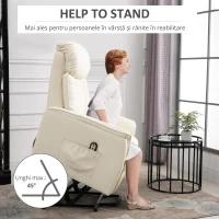 Homcom Fotoliu Relax cu Functie de Ridicare si Telecomanda(m-5)