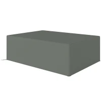 Outsunny Housse de meubles de jardin, housse salon de jardin imperméables coupe-vent et anti-UV, 275 x 205 x 90 cm, gris(m-1)