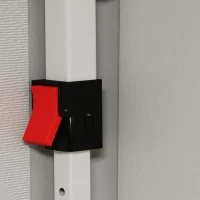 Outsunny Pavillon ca. 6x3m Stabil Winterfest Pop-up Faltpavillon mit Fenster Reißverschlusstür Seitenteilen UV Schutz(m-9)