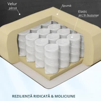 Homcom Fotoliu Masaj – Rabatabil, Piele intoarsa, Telecomanda(m-6)