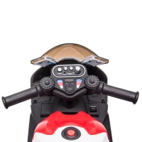 HOMCOM elektrische kindermotor elektrische driewieler voor kinderen vanaf 18 maanden rood(m-11)