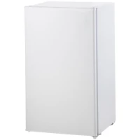 HOMCOM Mini Frigorífico 91 L com Congelador, Frigorífico Silencioso, Frigorífico Pequeno para Colocar Sob Bancada com Temperatura Regulável e Porta Reversível, Prateleiras Ajustáveis, Branco(m-11)