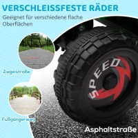 HOMCOM Elektro-Kinderquad, 2,5 km/h, Vorwärts- & Rückwärtsgang, für 18-36 Monate, Grün(m-4)