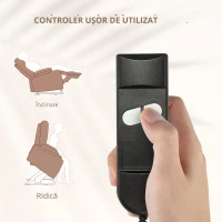 Homcom Fotoliu Electric – Masaj, Suport Picioare, Telecomenzi(m-7)