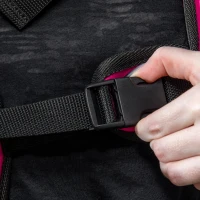 HOMCOM Vestă ponderată 8kg, respirabilă, cu buzunar pentru depozitare și bretele, din material Oxford, 40x35 cm, Roz(m-8)