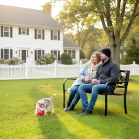 Outsunny 2-Sitzer Gartenbank Parkbank mit ausziehbarem Tisch Sitzbank Bank 240kg belastbar Terrassenbank mit Rücken- & Armlehnen Gartenmöbel für Terrasse, Garten Außenbereich 150x58,5x90 cm Schwarz(m-8)