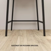 HOMCOM Masă de Machiaj cu Oglindă Pliabilă și 16 Compartimente Lemn și Oțel(m-7)