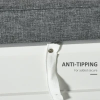 HOMCOM Shoe Storage Bench with Flip Drawers, Shoe Cabinet with Seat Cushion and Adjustable Shelf for Hallway, Entryway, Living Room, Bedroom, White(m-7)